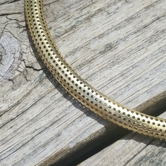 Brass collar necklace - Picture 2 of 2